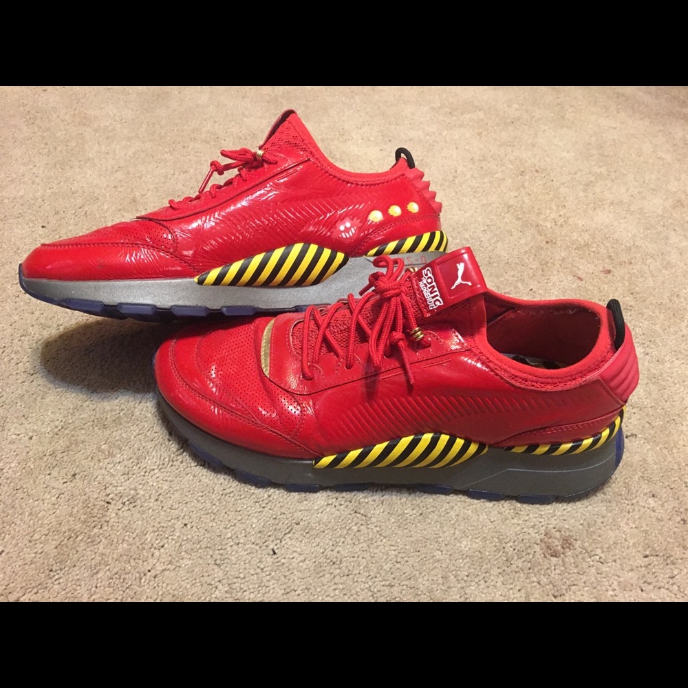 Men’s Sonic the Hedgehog Puma shoes size 11.5. - Picture 5 of 5